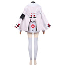 Game Neverness to Everness Oneiroi Cosplay Costume White Tight Dress Coat