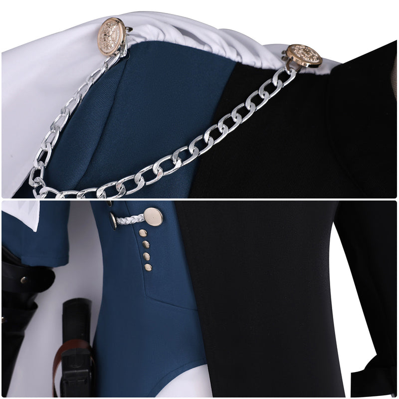 Game Reverse:1999 Liang Yue Cosplay Costume Shoes Wig