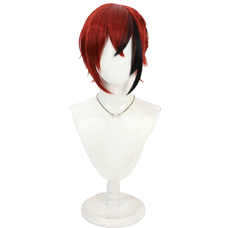 Game Riddle Cosplay Wig Red Short Hair - AwwwCos