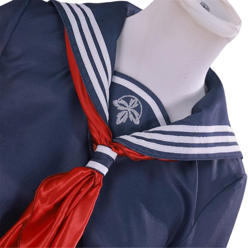 Game Silent Hill Shimizu Hinako Cosplay Costume Bloodstained Sailor Suit