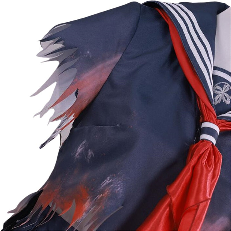 Game Silent Hill Shimizu Hinako Cosplay Costume Bloodstained Sailor Suit