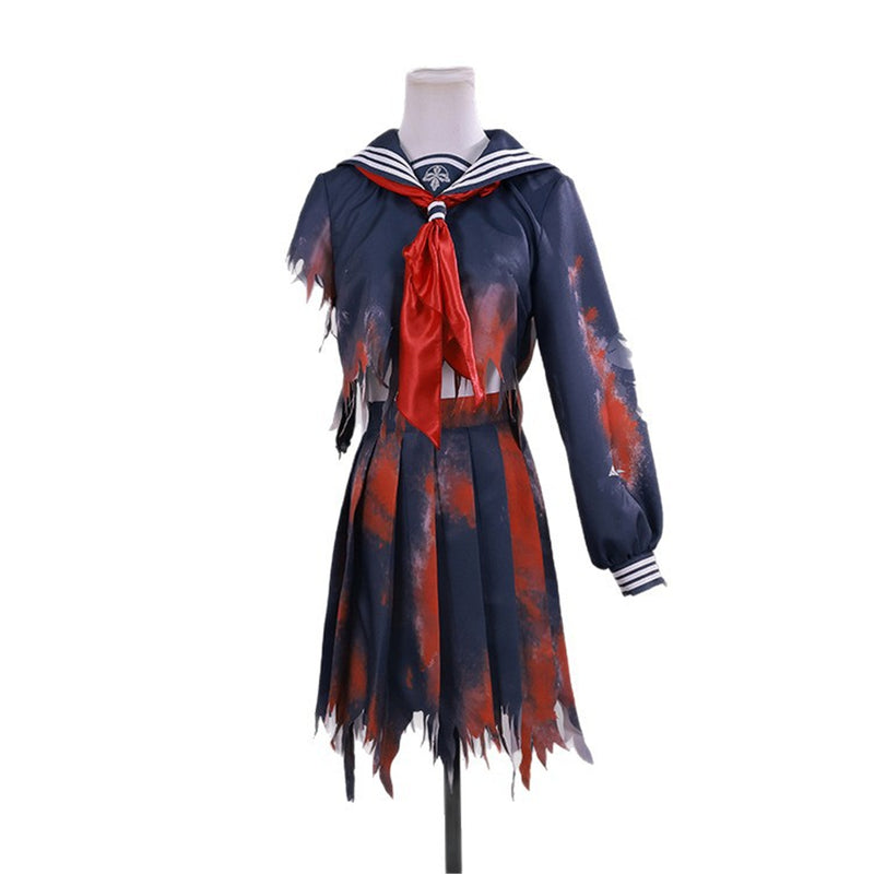 Game Silent Hill Shimizu Hinako Cosplay Costume Bloodstained Sailor Suit