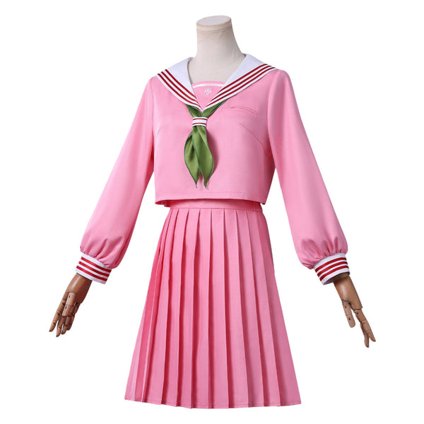Game Silent Hill Shimizu Hinako Cosplay Costume Light Pink Sailor Suit Headband - AwwwCos