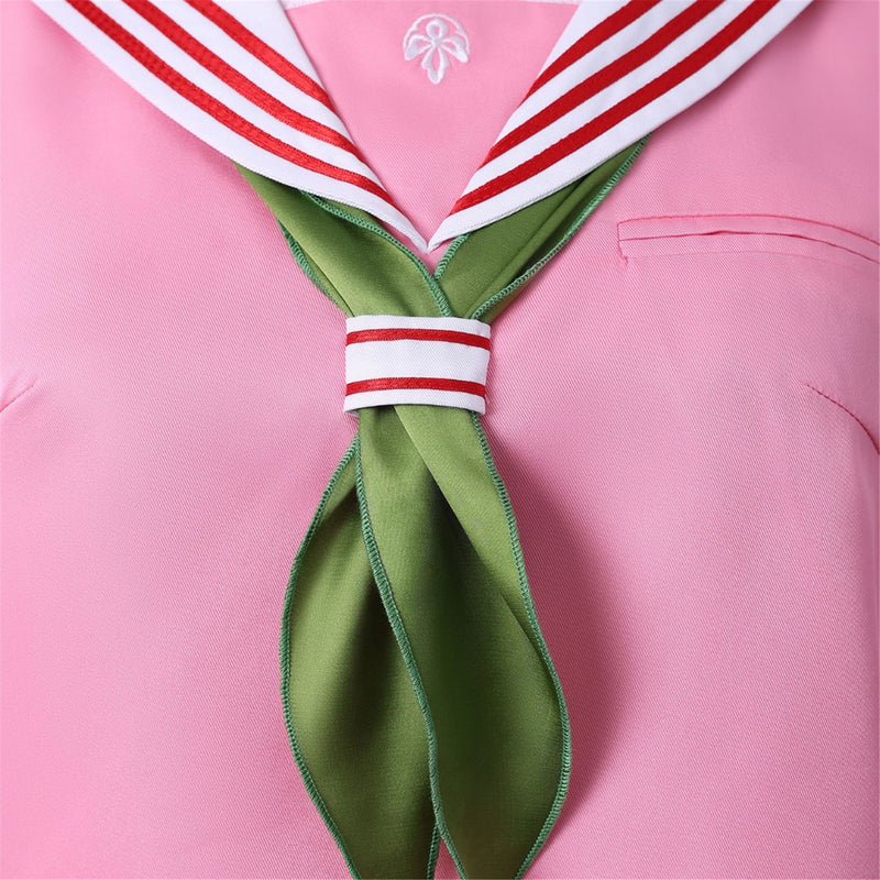 Game Silent Hill Shimizu Hinako Cosplay Costume Light Pink Sailor Suit Headband - AwwwCos
