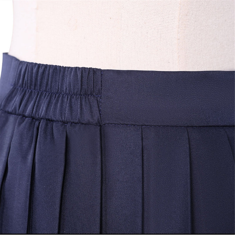 Game Silent Hill Shimizu Hinako Cosplay Costume Navy Blue Top Skirt Socks