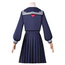 Game Silent Hill Shimizu Hinako Cosplay Costume Navy Blue Top Skirt Socks