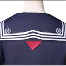 Game Silent Hill Shimizu Hinako Cosplay Costume Navy Blue Top Skirt Socks