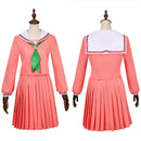Game Silent Hill Shimizu Hinako Cosplay Costume Pink Sailor Suit Rabbit Headband