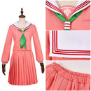 Game Silent Hill Shimizu Hinako Cosplay Costume Pink Sailor Suit Rabbit Headband