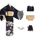 Game Silent Hill f Kinuta Junko Cosplay Costume Traditional Black Kimono - AwwwCos
