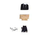 Game Silent Hill f Kinuta Junko Cosplay Costume Traditional Black Kimono - AwwwCos