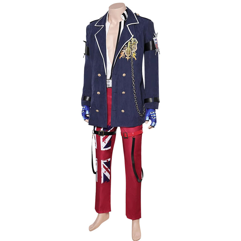 Game Tekken Steve Fox Cosplay Costume Men Uniform