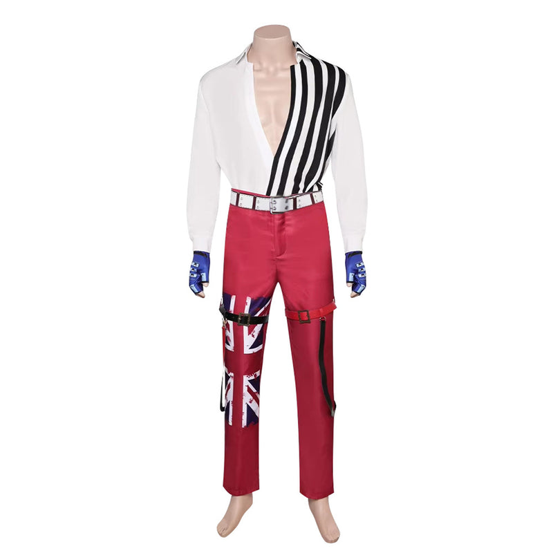 Game Tekken Steve Fox Cosplay Costume Men Uniform