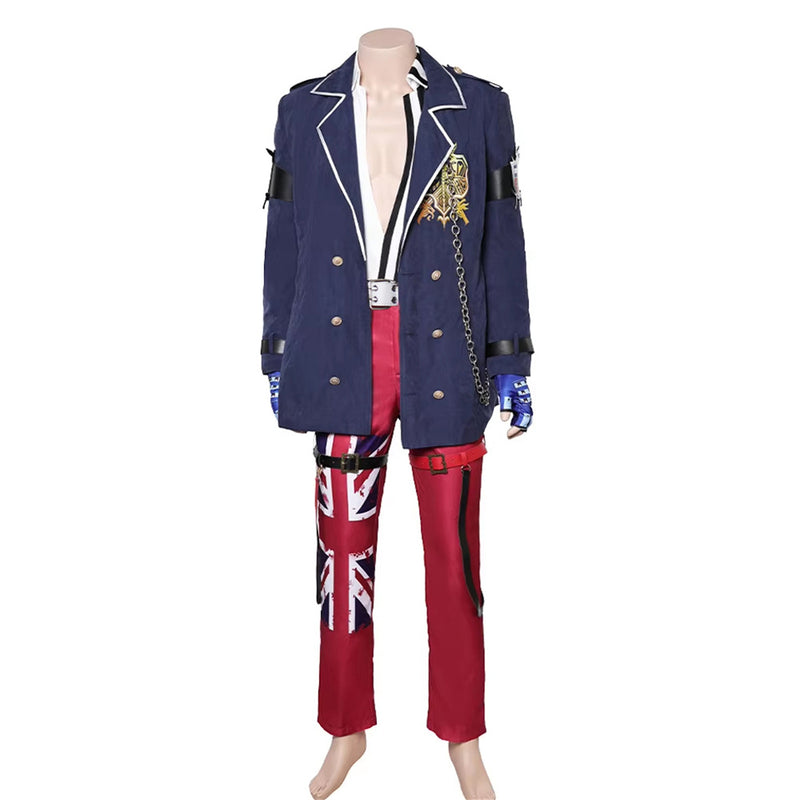Game Tekken Steve Fox Cosplay Costume Men Uniform