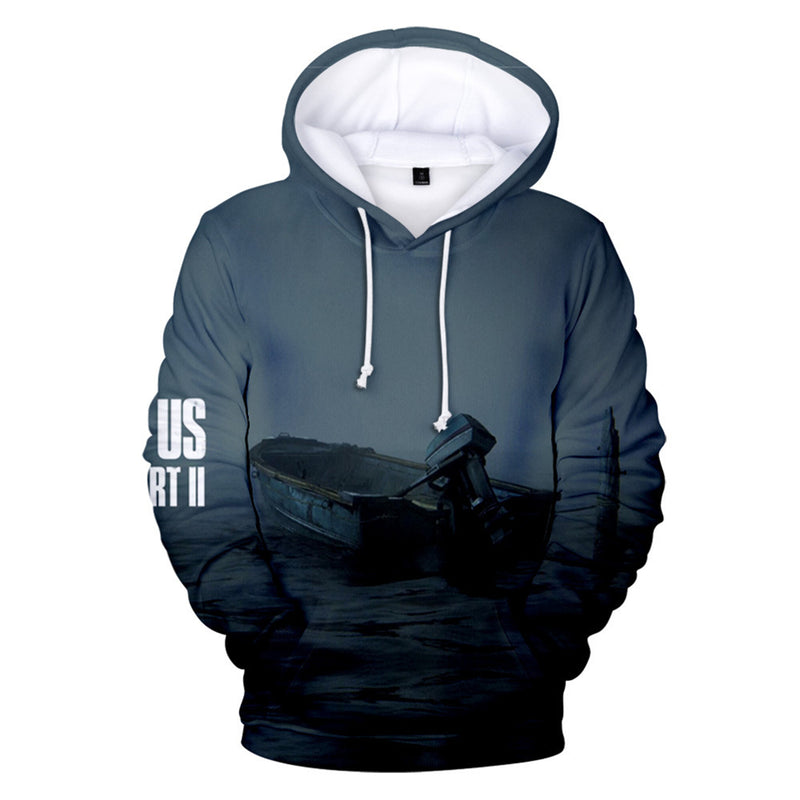 Game The Last of Us Cosplay 3D Print Hooded Warm Coat - AwwwCos