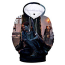 Game The Last of Us Cosplay 3D Print Hooded Warm Coat - AwwwCos