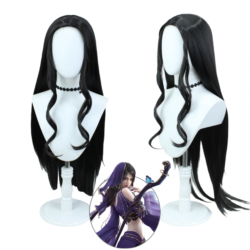 Game Treacherous Waters Jiuling Cosplay Costume Dress Shoes Wig