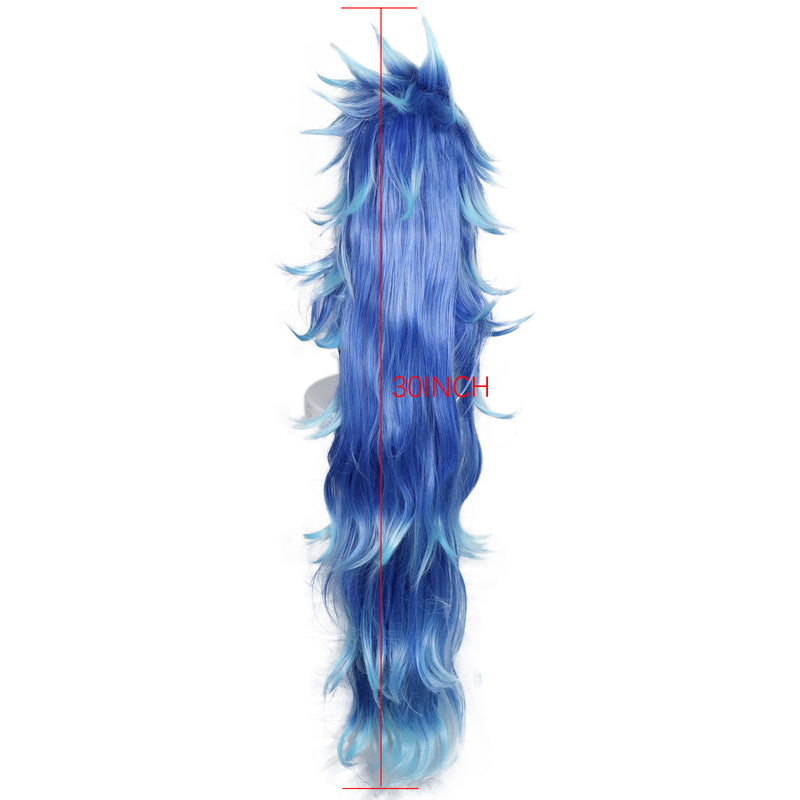 Game Twisted-Wonderland Idia Shroud Cosplay Curly Wig