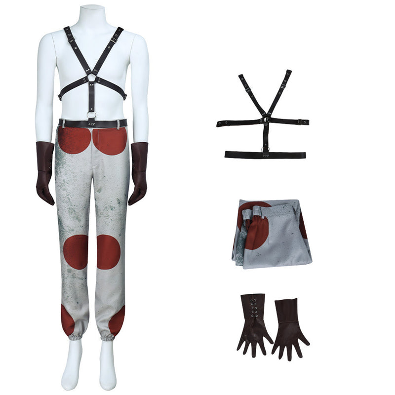 Game Twisted Metal Sweet Tooth Cosplay Costume Suspenders Pants - AwwwCos