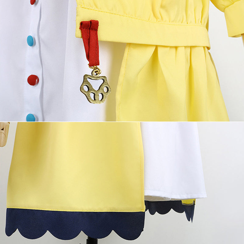 2 Pieces Game VTuber Inugami Korone Cosplay Costume