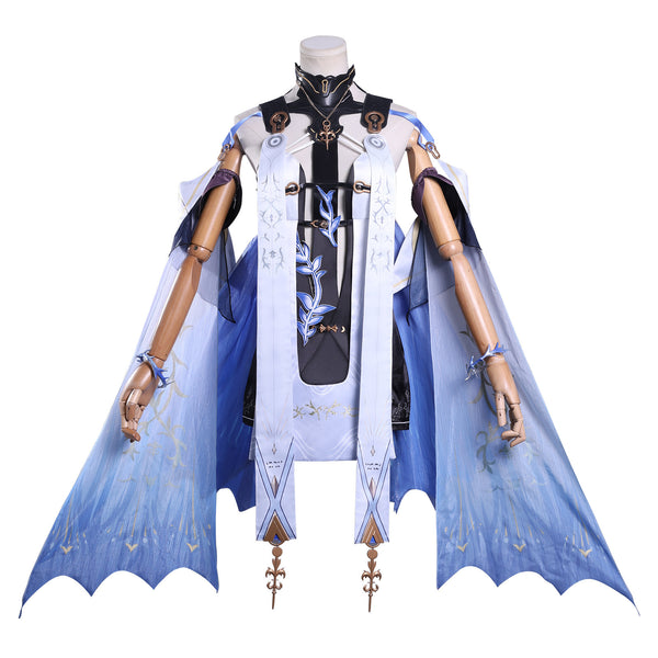 Game Wuthering Waves Cartethyia Cosplay Costumes Blue Outfits - AwwwCos