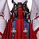 Game Wuthering Waves Hiyuki Cosplay Costume Off Shoulder Top Red Skirt