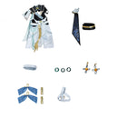Game Wuthering Waves Jinhsi Cosplay Costume Dress Boots Wig - AwwwCos