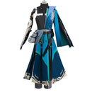 Game Wuthering Waves Jiyan Cosplay Costume Dress Boots Wig - AwwwCos