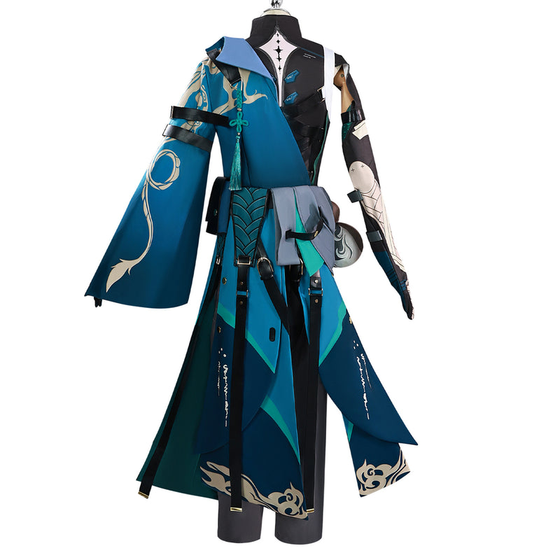Game Wuthering Waves Jiyan Cosplay Costume Dress Boots Wig - AwwwCos