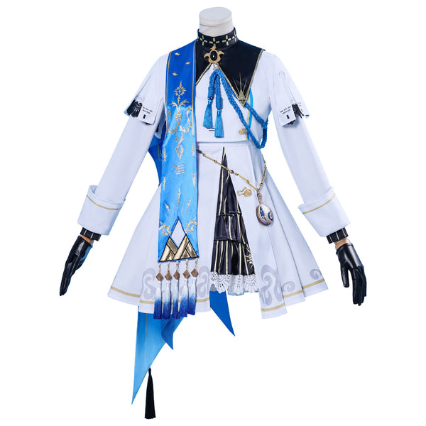 Game Wuthering Waves Phoebe Cosplay Costume Boots Wig
