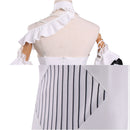Game Wuthering Waves Phrolova Cosplay Costume White Dress Green Wig
