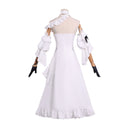 Game Wuthering Waves Phrolova Cosplay Costume White Dress Green Wig