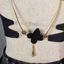 Game Wuthering Waves Sanhua Cosplay Costume Dress Shoes Wig - AwwwCos