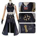 Game Wuthering Waves Sanhua Cosplay Costume Dress Shoes Wig - AwwwCos