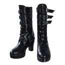 Game Zenless Zone Zero Ukinami Yuzuha Cosplay Shoes Black Boots - AwwwCos