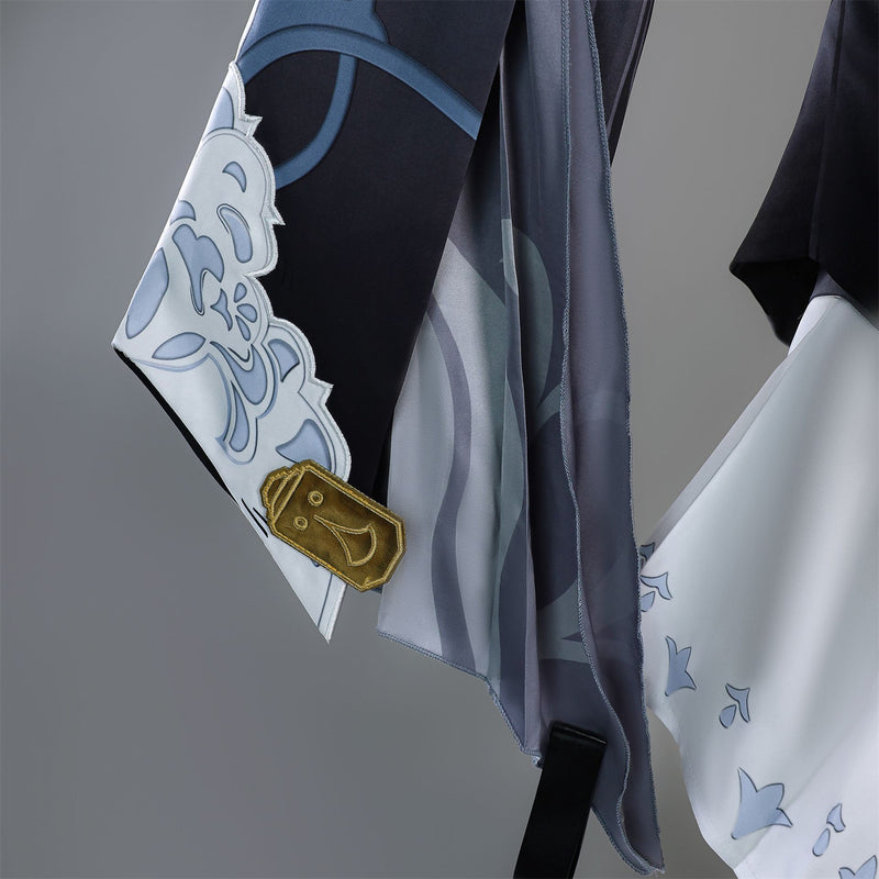 Game Zenless Zone Zero Yixuan Cosplay Costume Bell Sleeve Dress - AwwwCos