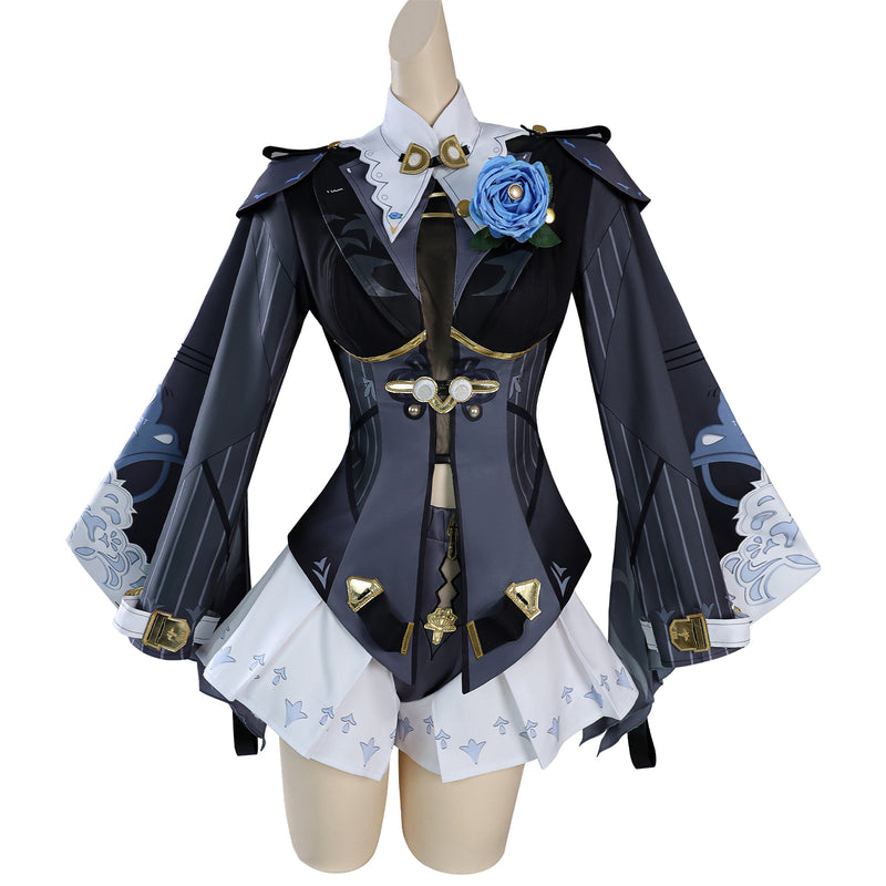 Game Zenless Zone Zero Yixuan Cosplay Costume Bell Sleeve Dress - AwwwCos