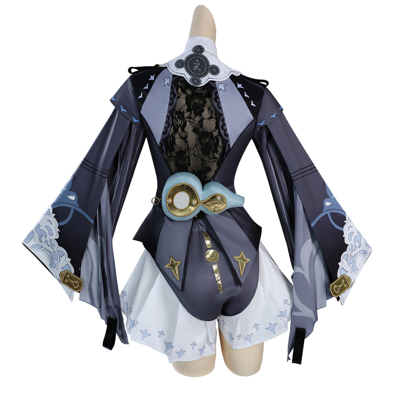 Game Zenless Zone Zero Yixuan Cosplay Costume Bell Sleeve Dress - AwwwCos