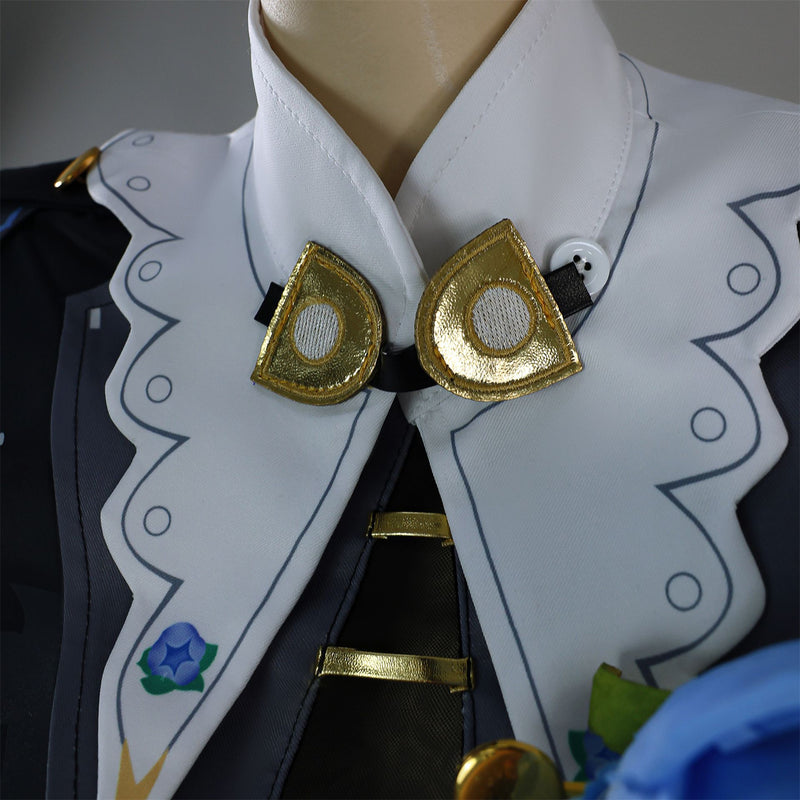 Game Zenless Zone Zero Yixuan Cosplay Costume Bell Sleeve Dress - AwwwCos