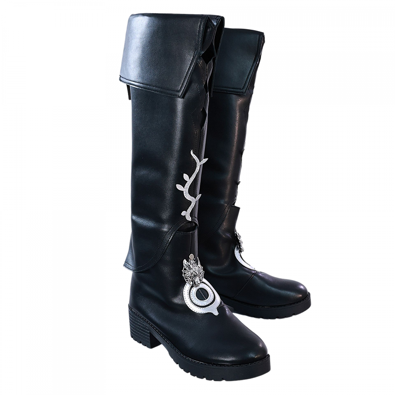 Game Arknights Lappland Cosplay Costume Full Set Shoes Wig