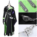 Twisted-Wonderland Malleus Draconia Long Black Windbreaker Cloak Costume