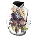Game The Last of Us Cosplay 3D Print Hooded Autumn Warm Coat - AwwwCos