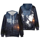 Game The Last of Us Cosplay 3D Print Hooded Autumn Warm Coat - AwwwCos