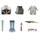 Genshim Impact Cloud Retainer Cosplay Costume Dress Outfit Role Play Wig