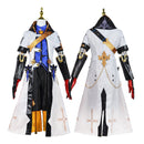 Game Genshin Impact Albedo Cosplay Costume Suit Jacket Trench Coat Pants