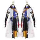 Game Genshin Impact Albedo Cosplay Costume Suit Jacket Trench Coat Pants