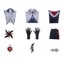 Game Genshin Impact Arlecchino Knave Cosplay Costume Halloween Clothes