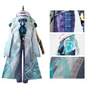 Game Genshin Impact Baizhu Cosplay Costume Suit Tops Pants