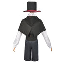 Game Genshin Impact Childhood Lyney Halloween Fontaine Twins Magician Carnival Outfit