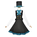 Game Genshin Impact Childhood Lyney Lynette Halloween Fontaine Twins Magician Outfit